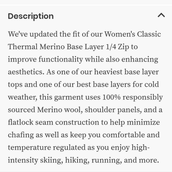 New Smartwool Classic Thermal Merino Base Layer 1/4 Zip - Picture 3 of 12